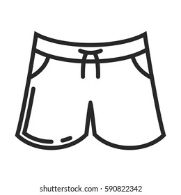 Shorts vector icon