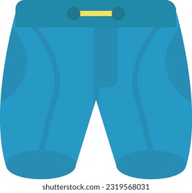 Shorts Vector Icon Flat Style