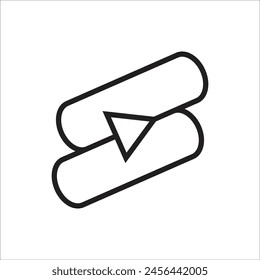 shorts vector icon line template