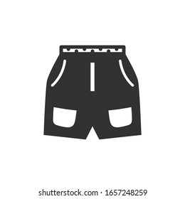 Icono vectorial corto sobre fondo blanco.