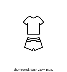 shorts vector icon. Tshirt icon. clothes clothing icon dress 