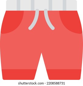 cortos Ilustración vectorial en un fondo transparente. Símbolos de calidad superior. Iconos vectoriales de color de línea para el concepto y el diseño gráfico.