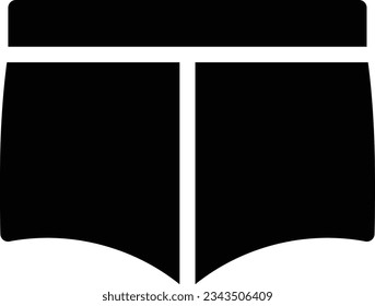 cortos Ilustración vectorial en un fondo transparente.Símbolos de calidad premium.Icono vector glifos para el diseño de conceptos y gráficos. 

