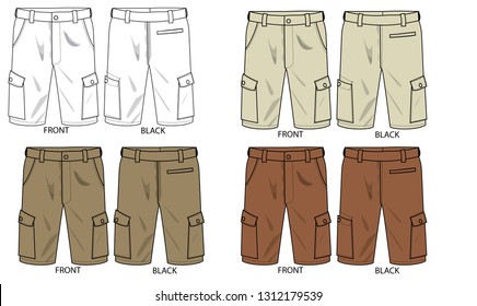 shorts vector isolate