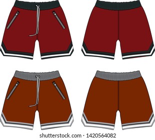 shorts vector sports style template
