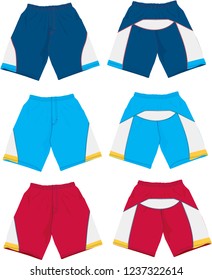 shorts  vector template for design