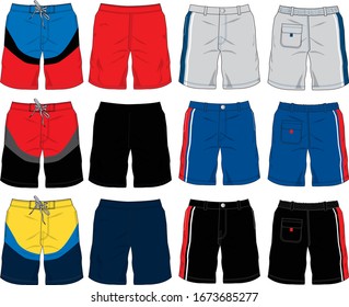 shorts  vector template for design