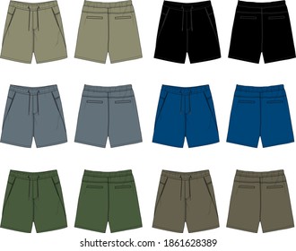 shorts  vector template for design