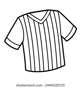 Camiseta de fútbol de manga corta, Libro para colorear para niños, equipamiento deportivo