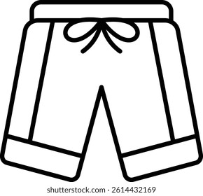 Shortsvector illustration line icon icons design