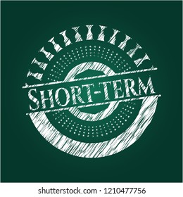 Short-term on chalkboard