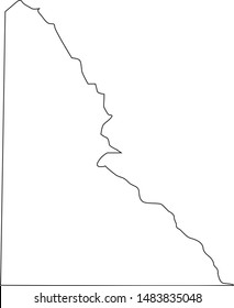 Shosthone  county map in state of Idaho