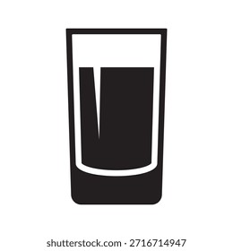 Shot Glass Icon für Getränke und Spirituosen
