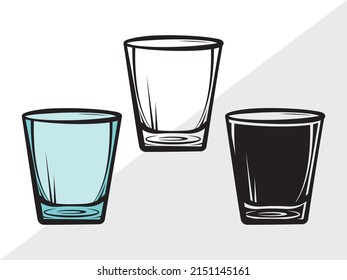 Ilustración de vectores imprimibles de vidrio caliente