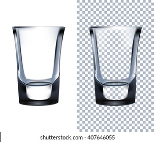 Shot Glass. Vector Illustration