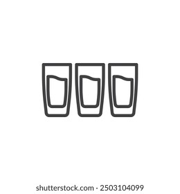 Zeilensymbol der Aufnahme-Brille. lineares Design für mobiles Konzept und Webdesign. Kleine Aufnahme Glas Umriss Vektorsymbol. Symbol, Logo-Abbildung. Vektorgrafiken
