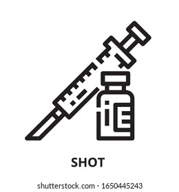 Shotsymbol für Website, Anwendung, Druck, Dokument, Poster Design, etc.
