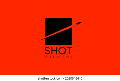 Shot logo icon design template vector elements for your company brand. Modern style