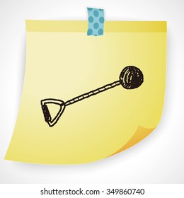 shot put doodle