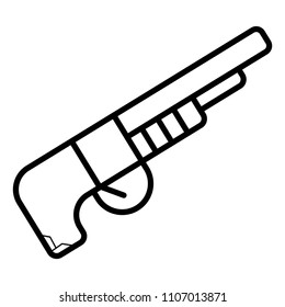 Shotgun Gun vector icon