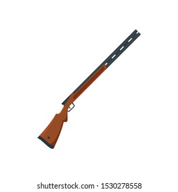 Shotgun icon. Flat illustration of shotgun vector icon for web design
