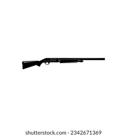 Shotgun icon isolated vector graphics