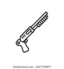 Shotgun icon in vector. Logotype