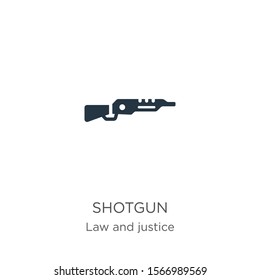 Shotgun icon vector. Trendy flat shotgun icon from law and justice collection isolated on white background. Vector illustration can be used for web and mobile graphic design, logo, eps10