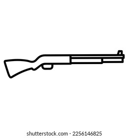 shotgun icon,illustration isolatede on background