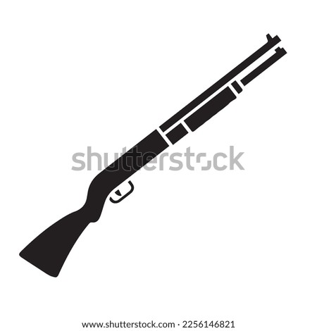 shotgun icon,illustration isolatede on background