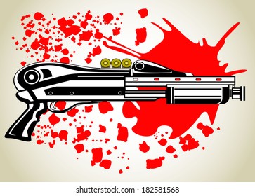 shotgun illustration