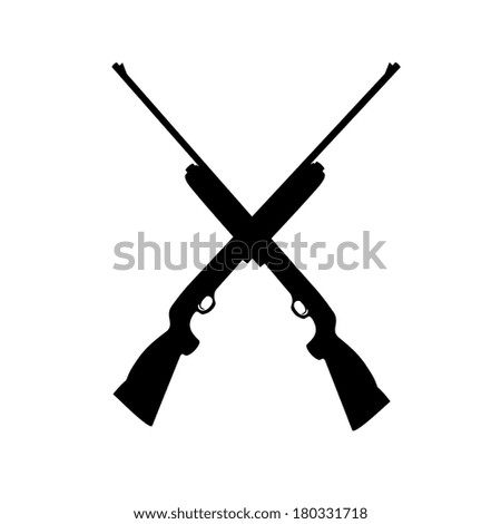 shotgun isolated on white background