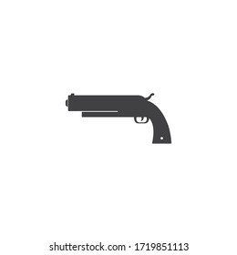 
shotgun logo vector template illustration design