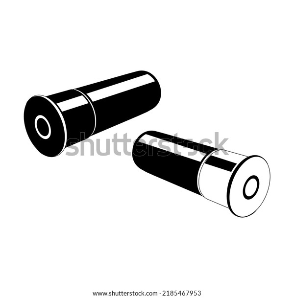 Shotgun Shell Vector Eps Icon Stock Vector (Royalty Free) 2185467953 ...