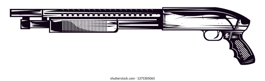 Shotgun Vector Art