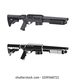 Shotgun Vector illustration