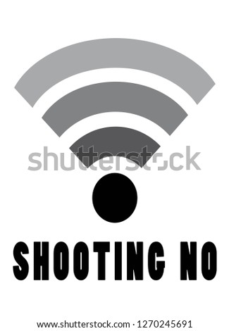 shoting no ,for tshirt,slogan
