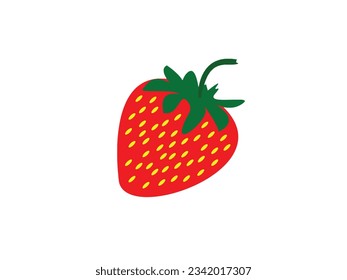SHOTLISTretro. Strawberry ripe icon vector illustration design animation.