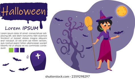 shotlistspooky halloween character vector landingpage