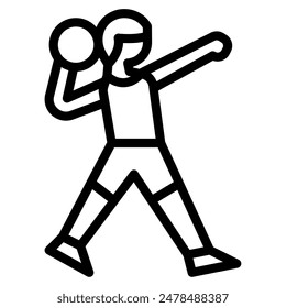 Shotput sport object icon illustration