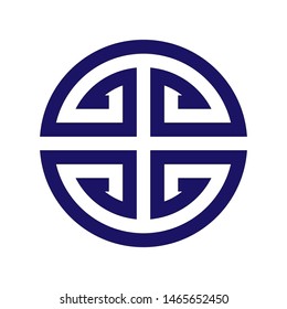Shou, Symbol for longevity. Means good health and a long life, Feng Shui