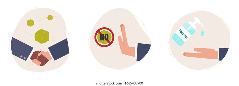Should avoid viruses from touching people or objects and wash your hands thoroughly with alcohol