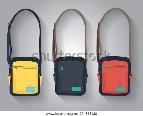 shoulder bag vector\
illustration