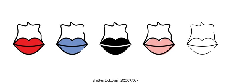 shoulder bag vector type icon