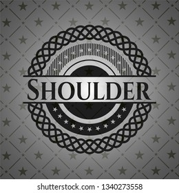 Shoulder black badge
