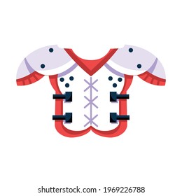 Shoulder pad and chest protector