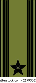 Shoulder Pad Officer Mark For The MAJOR Insignia Rank In The Norwegian Army