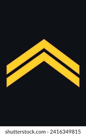 Almohadilla de hombro sobre el uniforme de campo para los suboficiales militares de la marca de insignia ALIKERSANTTI (OFICIAL PETTY 3ª CLASE) de las filas militares de la Marina de Finlandia