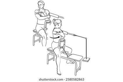 Shoulder Rehabilitation Exercises Resistance Band and Stretching Techniques for Mobility Recovery