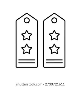 Icono de línea de Vector de correas de hombro sobre un fondo blanco.
Icono de línea de Vector sobre un fondo blanco